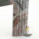 Modern marble fireplace mantel in Four season green - Image 7