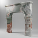 Marble fire surround in Four season green - Image 1