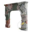 Marble fire surround in Four season green - Image 3