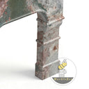 Marble fire surround in Four season green - Image 7