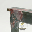 Custom marble fireplace surround in Four season green - Image 5