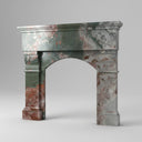 Marble fireplace mantel in Four season green - Image 1