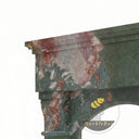 Marble fireplace mantel in Four season green - Image 5