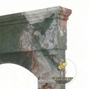Marble fireplace mantel in Four season green - Image 6