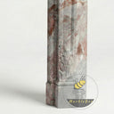 French marble fireplace surround in Four season green - Image 7