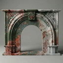 Victorian marble fireplace in Four season green - Image 1