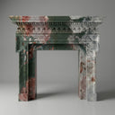Unique Marble fireplace mantel in Four season green - Image 1