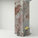 Unique Marble fireplace mantel in Four season green - Image 7