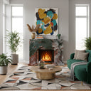 Electric Marble fireplace surround in Four season green - Image 2