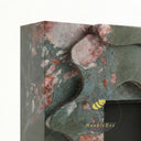 Electric Marble fireplace surround in Four season green - Image 5