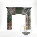 Custom marble fireplace surround in Marbre Quatre Saisons - Image 3