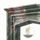 Custom marble fireplace surround in Marbre Quatre Saisons - Image 5