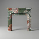 Simple design marble fireplace surround in Marbre Quatre Saisons - Image 1