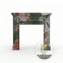 Simple design marble fireplace surround in Marbre Quatre Saisons - Image 3