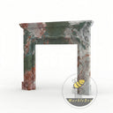 Simple design marble fireplace surround in Marbre Quatre Saisons - Image 4