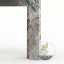 Simple design marble fireplace surround in Marbre Quatre Saisons - Image 7
