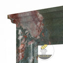 Tall marble fireplace surround in Marbre Quatre Saisons - Image 5