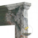Tall marble fireplace surround in Marbre Quatre Saisons - Image 6