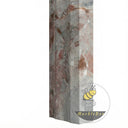 Tall marble fireplace surround in Marbre Quatre Saisons - Image 7