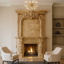 Marble Fireplace Wall