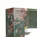 Fluted marble fireplace surround in Marbre Quatre Saisons - Image 5