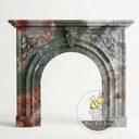 French Marble fireplace surround in Marbre Quatre Saisons - Image 3