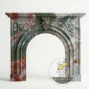 French Marble fireplace surround in Marbre Quatre Saisons - Image 3