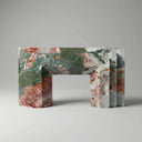 Modern marble fireplace surround in Marbre Quatre Saisons - Image 1