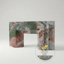 Modern marble fireplace surround in Marbre Quatre Saisons - Image 4