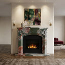 Marble fireplace surround in Marbre Quatre Saisons - Image 2