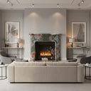 Marble fireplace surround in Marbre Quatre Saisons - Image 2