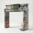 Marble fireplace surround in Marbre Quatre Saisons - Image 4