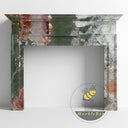 Marble fireplace surround in Marbre Quatre Saisons - Image 3