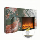 Marble fireplace surround in Marbre Quatre Saisons - Image 4