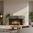 Marble fireplace surround in Marbre Quatre Saisons - Image 2
