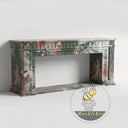 Marble fireplace surround in Marbre Quatre Saisons - Image 4