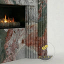 Marble fireplace surround in Marbre Quatre Saisons - Image 7