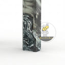 Marble fireplace mantel in Italian Cipollino Ondulato - Image 7