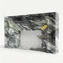 Marble fireplace mantel in Italian Cipollino Ondulato - Image 4