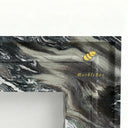 Marble fireplace mantel in Italian Cipollino Ondulato - Image 6