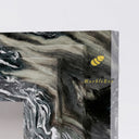 Marble fireplace mantel in Italian Cipollino Ondulato - Image 3