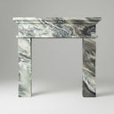 Marble fireplace mantel in Italian Cipollino Ondulato - Image 1