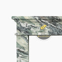 Marble fireplace mantel in Italian Cipollino Ondulato - Image 7