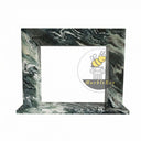 Marble fireplace mantel in Italian Cipollino Ondulato - Image 8