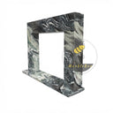 Marble fireplace mantel in Italian Cipollino Ondulato - Image 4