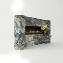 Marble fireplace in Italian Cipollino Ondulato - Image 3