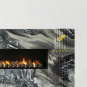 Marble fireplace in Italian Cipollino Ondulato - Image 4