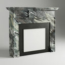 Marble fireplace in Italian Cipollino Ondulato - Image 1