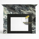 Marble fireplace in Italian Cipollino Ondulato - Image 3