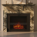 Marble fireplace in Italian Cipollino Ondulato - Image 2